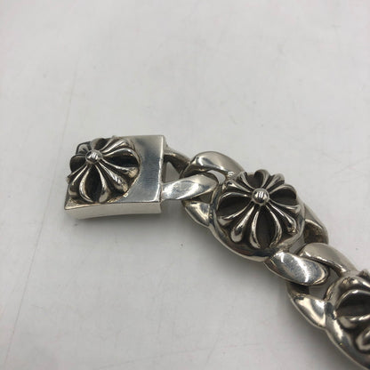 【中古品】【メンズ】 CHROME HEARTS クロムハーツ 6LINK CROSS BALL BRACELET シックスリンク クロスボール ブレスレット アクセサリー シルバーアクセサリー 190-250904-KS-10-tei カラー：シルバー 万代Net店