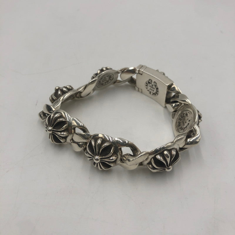 【中古品】【メンズ】 CHROME HEARTS クロムハーツ 6LINK CROSS BALL BRACELET シックスリンク クロスボール ブレスレット アクセサリー シルバーアクセサリー 190-250904-KS-10-tei カラー：シルバー 万代Net店