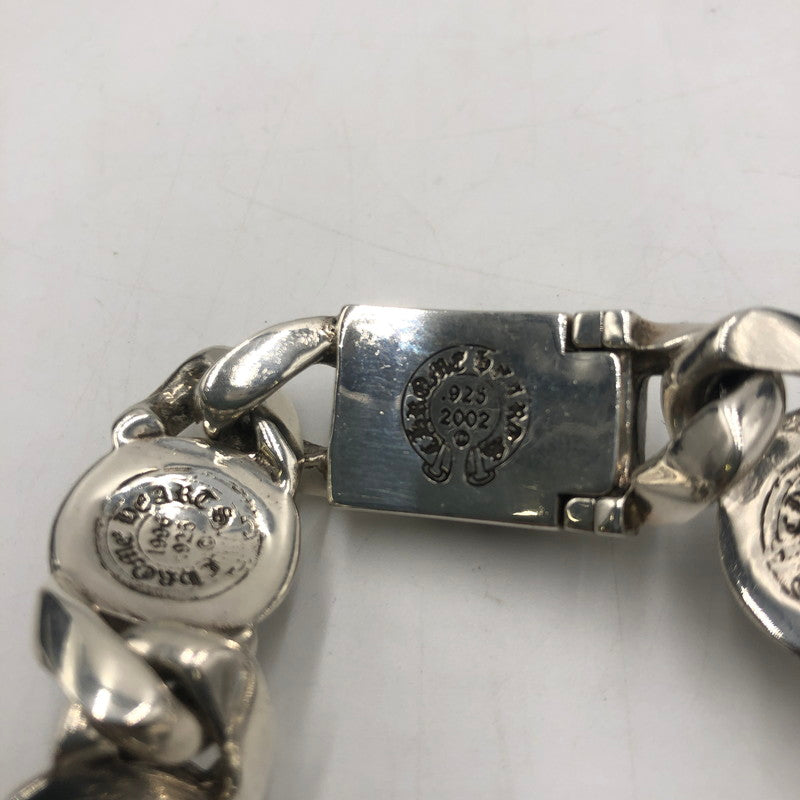 【中古品】【メンズ】 CHROME HEARTS クロムハーツ 6LINK CROSS BALL BRACELET シックスリンク クロスボール ブレスレット アクセサリー シルバーアクセサリー 190-250904-KS-10-tei カラー：シルバー 万代Net店