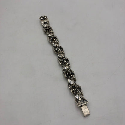 【中古品】【メンズ】 CHROME HEARTS クロムハーツ 6LINK CROSS BALL BRACELET シックスリンク クロスボール ブレスレット アクセサリー シルバーアクセサリー 190-250904-KS-10-tei カラー：シルバー 万代Net店