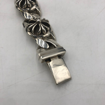 【中古品】【メンズ】 CHROME HEARTS クロムハーツ 6LINK CROSS BALL BRACELET シックスリンク クロスボール ブレスレット アクセサリー シルバーアクセサリー 190-250904-KS-10-tei カラー：シルバー 万代Net店