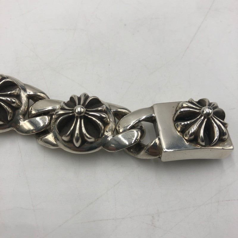 【中古品】【メンズ】 CHROME HEARTS クロムハーツ 6LINK CROSS BALL BRACELET シックスリンク クロスボール ブレスレット アクセサリー シルバーアクセサリー 190-250904-KS-10-tei カラー：シルバー 万代Net店