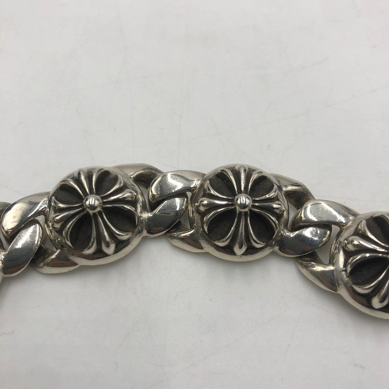 【中古品】【メンズ】 CHROME HEARTS クロムハーツ 6LINK CROSS BALL BRACELET シックスリンク クロスボール ブレスレット アクセサリー シルバーアクセサリー 190-250904-KS-10-tei カラー：シルバー 万代Net店