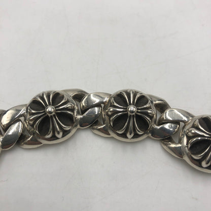 【中古品】【メンズ】 CHROME HEARTS クロムハーツ 6LINK CROSS BALL BRACELET シックスリンク クロスボール ブレスレット アクセサリー シルバーアクセサリー 190-250904-KS-10-tei カラー：シルバー 万代Net店