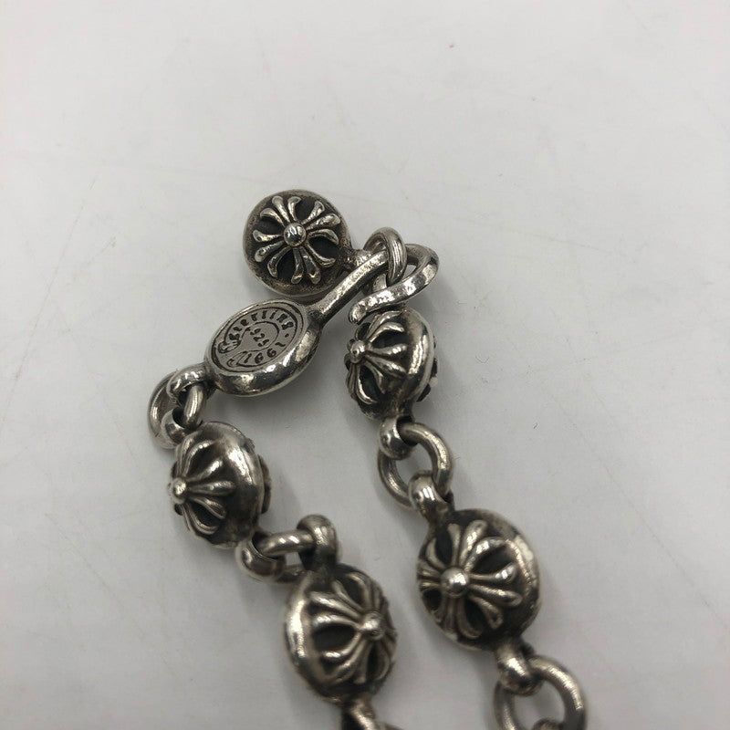 【中古品】【メンズ】 CHROME HEARTS クロムハーツ 1B TNY CHAIN CROSS NECKLACE ワンボール タイニー チェイン クロス ネックレス アクセサリー 190-250904-KS-12-tei カラー：シルバー 万代Net店