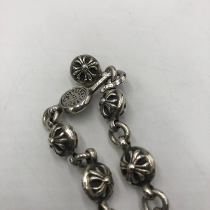 【中古品】【メンズ】 CHROME HEARTS クロムハーツ 1B TNY CHAIN CROSS NECKLACE ワンボール タイニー チェイン クロス ネックレス アクセサリー 190-250904-KS-12-tei カラー：シルバー 万代Net店