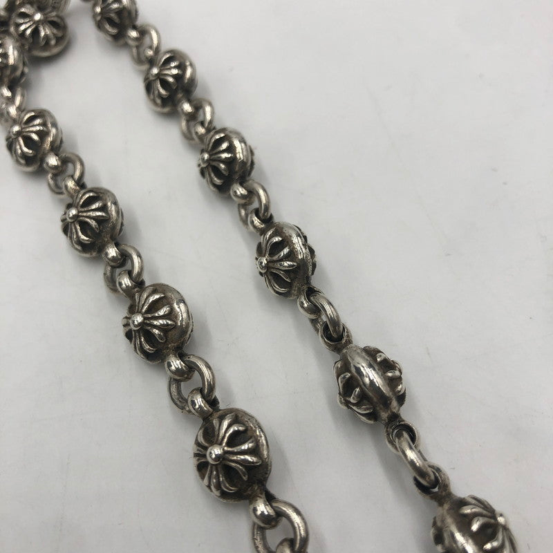 【中古品】【メンズ】 CHROME HEARTS クロムハーツ 1B TNY CHAIN CROSS NECKLACE ワンボール タイニー チェイン クロス ネックレス アクセサリー 190-250904-KS-12-tei カラー：シルバー 万代Net店