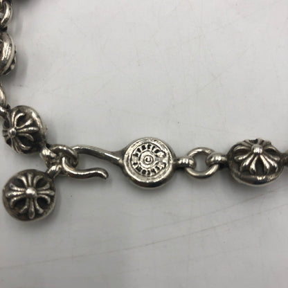 【中古品】【メンズ】 CHROME HEARTS クロムハーツ 1B TNY CHAIN CROSS NECKLACE ワンボール タイニー チェイン クロス ネックレス アクセサリー 190-250904-KS-12-tei カラー：シルバー 万代Net店