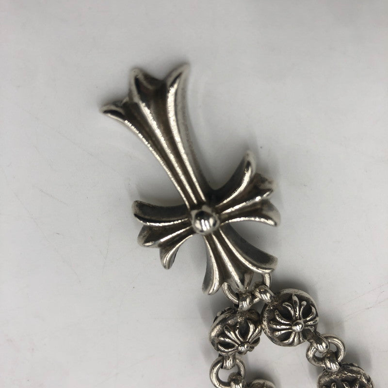 【中古品】【メンズ】 CHROME HEARTS クロムハーツ 1B TNY CHAIN CROSS NECKLACE ワンボール タイニー チェイン クロス ネックレス アクセサリー 190-250904-KS-12-tei カラー：シルバー 万代Net店