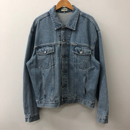 【中古品】【メンズ】 GUESS JEANS ゲスジーンズ 90’s DENIM JACKET 10807 90年代 デニムジャケット アウター Gジャン 無地 147-250914-ts-26-tei サイズ：XL カラー：インディゴ 万代Net店