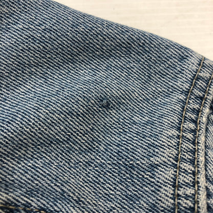 【中古品】【メンズ】 GUESS JEANS ゲスジーンズ 90’s DENIM JACKET 10807 90年代 デニムジャケット アウター Gジャン 無地 147-250914-ts-26-tei サイズ：XL カラー：インディゴ 万代Net店
