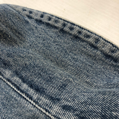 【中古品】【メンズ】 GUESS JEANS ゲスジーンズ 90’s DENIM JACKET 10807 90年代 デニムジャケット アウター Gジャン 無地 147-250914-ts-26-tei サイズ：XL カラー：インディゴ 万代Net店