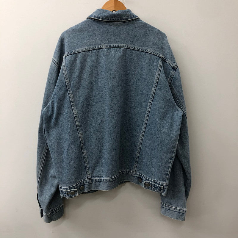 【中古品】【メンズ】 GUESS JEANS ゲスジーンズ 90’s DENIM JACKET 10807 90年代 デニムジャケット アウター Gジャン 無地 147-250914-ts-26-tei サイズ：XL カラー：インディゴ 万代Net店