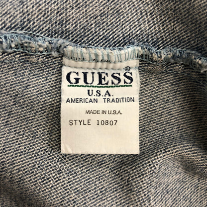 【中古品】【メンズ】 GUESS JEANS ゲスジーンズ 90’s DENIM JACKET 10807 90年代 デニムジャケット アウター Gジャン 無地 147-250914-ts-26-tei サイズ：XL カラー：インディゴ 万代Net店