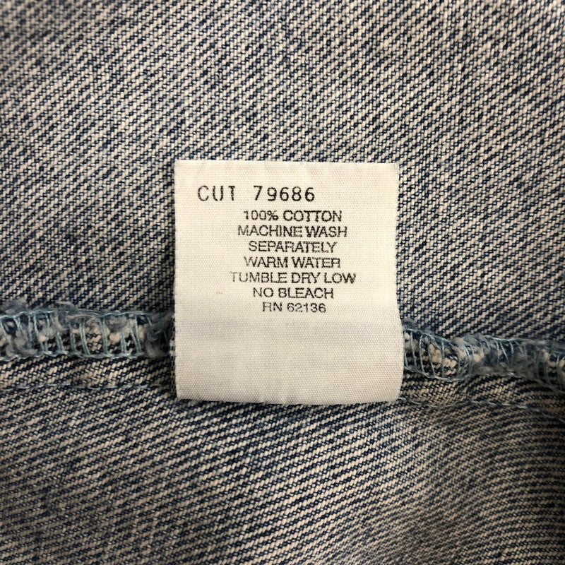 【中古品】【メンズ】 GUESS JEANS ゲスジーンズ 90’s DENIM JACKET 10807 90年代 デニムジャケット アウター Gジャン 無地 147-250914-ts-26-tei サイズ：XL カラー：インディゴ 万代Net店