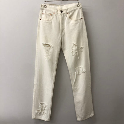 【中古品】【メンズ】 Levi's リーバイス 90’s 505 DENIM PANTS MADE IN USA 505-0251 90年代 505 デニムパンツ ボトムス ジーンズ USA製 ボタン裏553 156-250915-ts-21-tei サイズ：W29L34 カラー：ホワイト 万代Net店