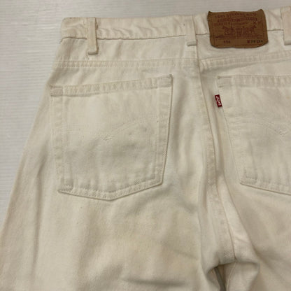 【中古品】【メンズ】 Levi's リーバイス 90’s 505 DENIM PANTS MADE IN USA 505-0251 90年代 505 デニムパンツ ボトムス ジーンズ USA製 ボタン裏553 156-250915-ts-21-tei サイズ：W29L34 カラー：ホワイト 万代Net店