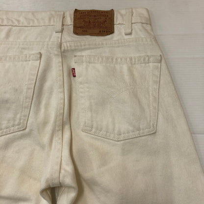【中古品】【メンズ】 Levi's リーバイス 90’s 505 DENIM PANTS MADE IN USA 505-0251 90年代 505 デニムパンツ ボトムス ジーンズ USA製 ボタン裏553 156-250915-ts-21-tei サイズ：W29L34 カラー：ホワイト 万代Net店