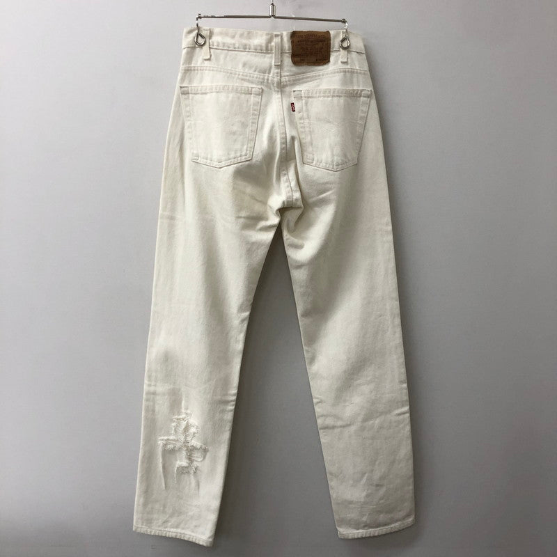 【中古品】【メンズ】 Levi's リーバイス 90’s 505 DENIM PANTS MADE IN USA 505-0251 90年代 505 デニムパンツ ボトムス ジーンズ USA製 ボタン裏553 156-250915-ts-21-tei サイズ：W29L34 カラー：ホワイト 万代Net店