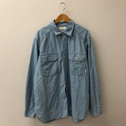 【中古品】【メンズ】 WTAPS ダブルタップス CB/LS/COTTON. CHAMBRAY 242WVDT-SHM02 CB ロングスリーブ コットン シャンブレー 長袖 トップス 142-250831-ks-07-fuz サイズ：03 カラー：ブルー 万代Net店