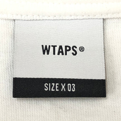 【中古品】【メンズ】 WTAPS ダブルタップス 25SS TSSC/SS/COTTON 251ATDT-STM04S TSSC ショートスリーブ コットン 半袖 トップス 142-250831-KS-08-tei サイズ：03 カラー：ホワイト 万代Net店