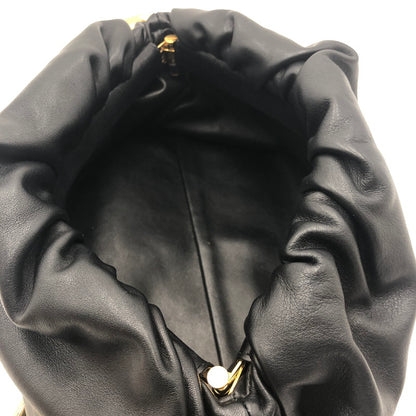 【中古品】【レディース】 BOTTEGAVENETA ボッテガヴェネタ LEATHER CHAIN SHOULDER BAG レザー チェーン ショルダー バッグ カバン 180-251001-KS-07-tei カラー：ブラック 万代Net店
