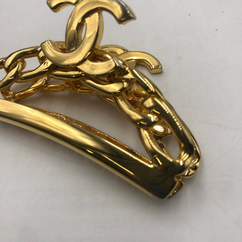 【中古品】【レディース】 CHANEL シャネル ココマーク ヘアークリップ 98P 髪留め ヘアアクセサリー 髪飾り 182-250904-KS-09-tei カラー：ゴールド 万代Net店
