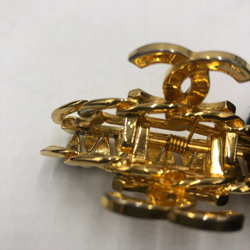 【中古品】【レディース】 CHANEL シャネル ココマーク ヘアークリップ 98P 髪留め ヘアアクセサリー 髪飾り 182-250904-KS-09-tei カラー：ゴールド 万代Net店