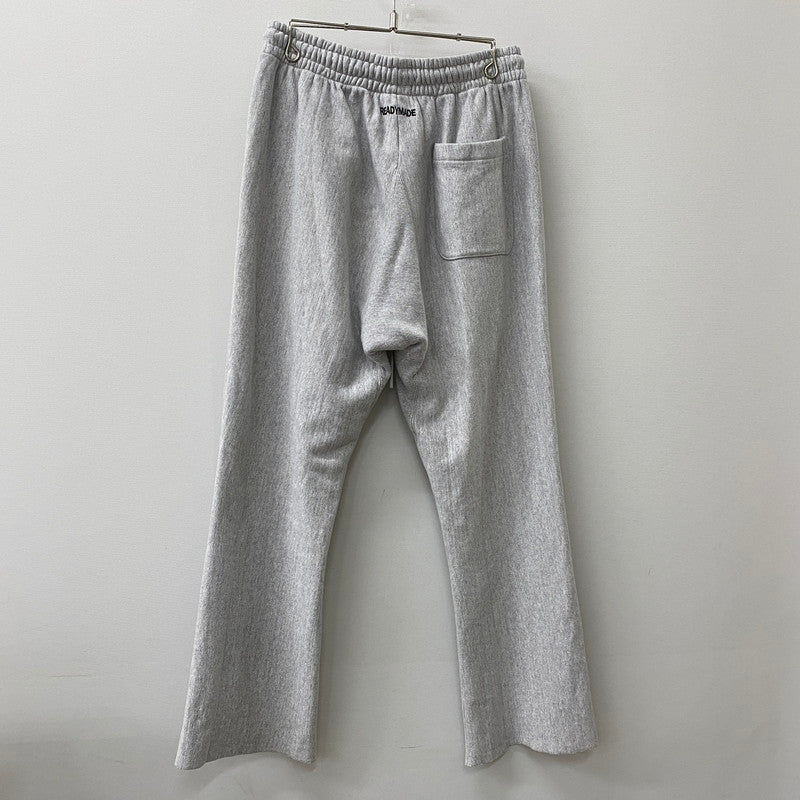 【中古品】【メンズ】 READYMADE レディメイド FLARE SWTPNT SMILE RE-CO-GY-00-00-248 フレア スウェットパンツ スマイル ボトムス 153-250830-ts-13-tei サイズ：S カラー：グレー 万代Net店