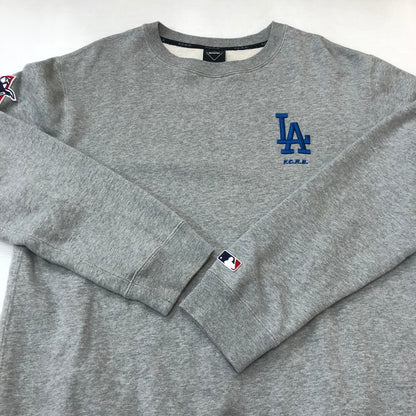 【中古品】【メンズ】 MLB TOUR TEAM CREWNECK SWEAT FCRB-212024 エムエルビー ツアー チーム クルーネック スウェット トップス トレーナー 142-250914-ts-15-fuzh サイズ：M カラー：グレー 万代Net店