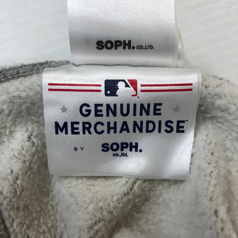 【中古品】【メンズ】 MLB TOUR TEAM CREWNECK SWEAT FCRB-212024 エムエルビー ツアー チーム クルーネック スウェット トップス トレーナー 142-250914-ts-15-fuzh サイズ：M カラー：グレー 万代Net店