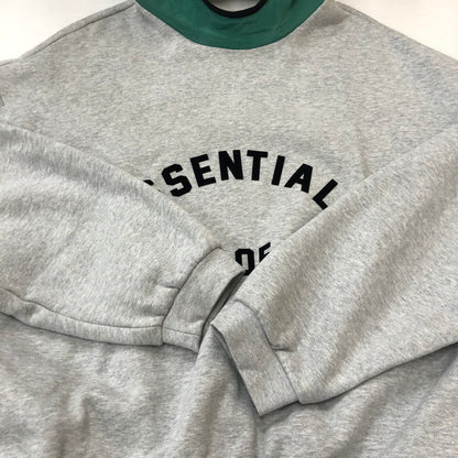 【中古品】【メンズ】 FEAR OF GOD ESSENTIALS フィアーオブゴッド エッセンシャルズ NYLON FLEECE HOODIE 202SP244316F ナイロン フリース フーディ トップス プルオーバーパーカー 142-250914-ts-16-tei サイズ：XS カラー：グレー 万代Net店