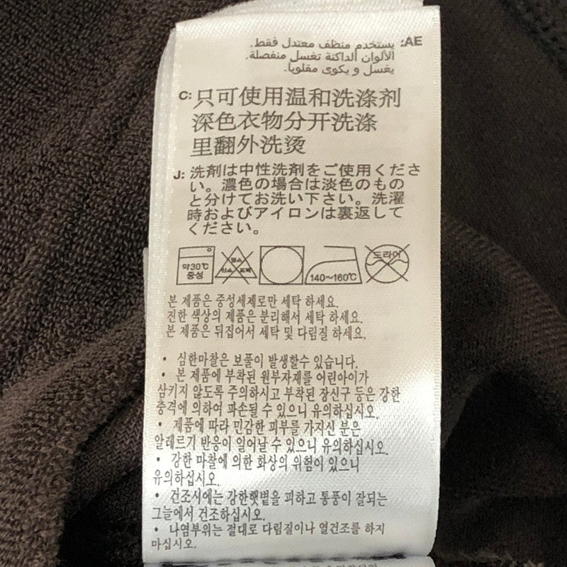 【中古品】【メンズ】 adidas アディダス × WALES BONNER ウェールズボナー 別注 コラボ TOWEL LONG SLEEVE SHIRT IB3251 タオルロングスリーブシャツ トップス 長袖 148-250905-ts-27-tei サイズ：L カラー：ダークブラウン 万代Net店