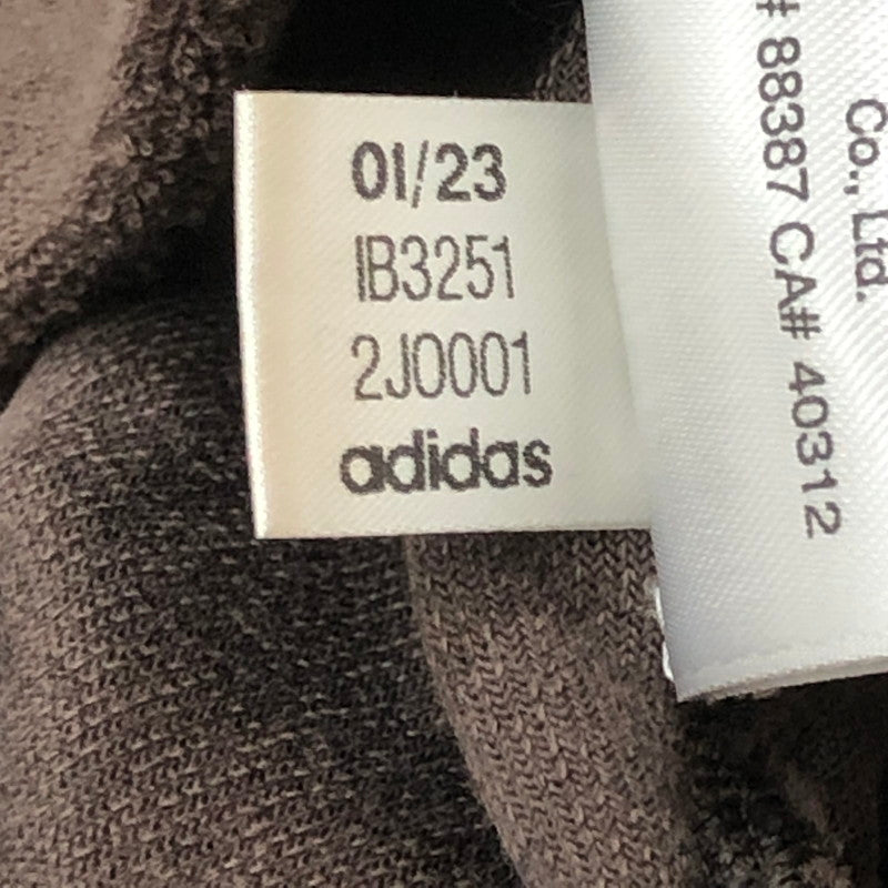【中古品】【メンズ】 adidas アディダス × WALES BONNER ウェールズボナー 別注 コラボ TOWEL LONG SLEEVE SHIRT IB3251 タオルロングスリーブシャツ トップス 長袖 148-250905-ts-27-tei サイズ：L カラー：ダークブラウン 万代Net店