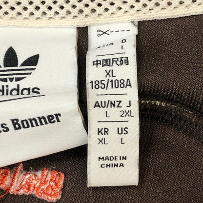 【中古品】【メンズ】 adidas アディダス × WALES BONNER ウェールズボナー 別注 コラボ TOWEL LONG SLEEVE SHIRT IB3251 タオルロングスリーブシャツ トップス 長袖 148-250905-ts-27-tei サイズ：L カラー：ダークブラウン 万代Net店