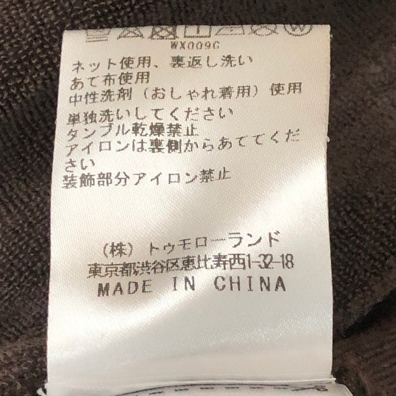 【中古品】【メンズ】 adidas アディダス × WALES BONNER ウェールズボナー 別注 コラボ TOWEL LONG SLEEVE SHIRT IB3251 タオルロングスリーブシャツ トップス 長袖 148-250905-ts-27-tei サイズ：L カラー：ダークブラウン 万代Net店