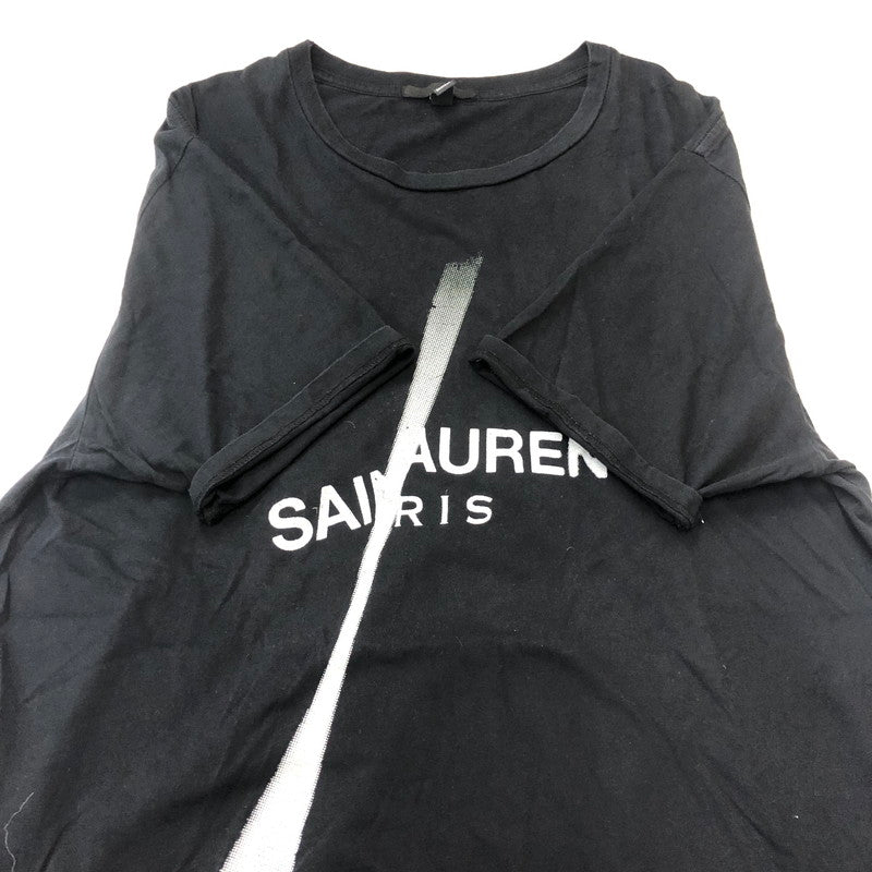 【中古品】【メンズ】 BLACK SCORE ブラックスコア SA SLASH S/S TEE セイントローレント スラッシュ ショートスリーブ Tシャツ トップス 半袖 142-250914-ts-08-tei サイズ：XXL カラー：ブラック 万代Net店