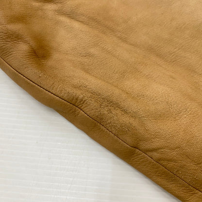 【現状渡し品】【メンズ】 RALPH LAUREN ラルフローレン 90’s LEATHER JACKET 90年代 レザージャケット アウター 本革 147-250830-ts-04-tei サイズ：L カラー：ベージュ 万代Net店