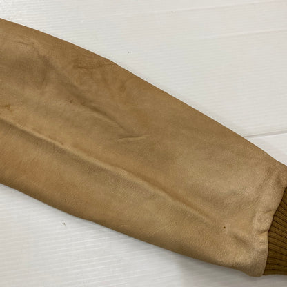 【現状渡し品】【メンズ】 RALPH LAUREN ラルフローレン 90’s LEATHER JACKET 90年代 レザージャケット アウター 本革 147-250830-ts-04-tei サイズ：L カラー：ベージュ 万代Net店