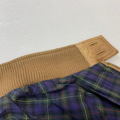 【現状渡し品】【メンズ】 RALPH LAUREN ラルフローレン 90’s LEATHER JACKET 90年代 レザージャケット アウター 本革 147-250830-ts-04-tei サイズ：L カラー：ベージュ 万代Net店