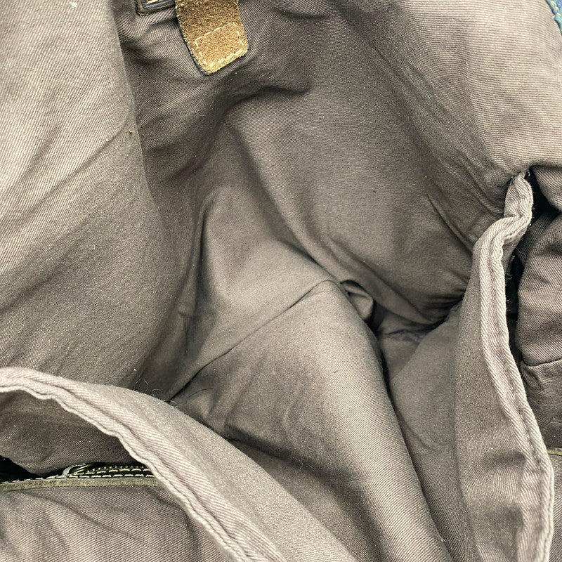 【現状渡し品】【メンズ/レディース】 RALPH LAUREN ラルフローレン BLACK WATCH PATTERN LEATHER TOTEBAG BACKPACK ブラックウォッチ柄 レザートートバッグ カバン リュック 188-250902-ts-09-tei カラー：グリーン 万代Net店