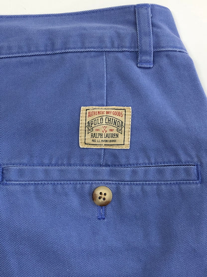 【中古品】【メンズ】 Polo by Ralph Lauren 90’S POLO CHINO ポロチノ コットンパンツ ボトムス 158-261002-AS-27-hon サイズ：33 カラー：ブルー系 万代Net店
