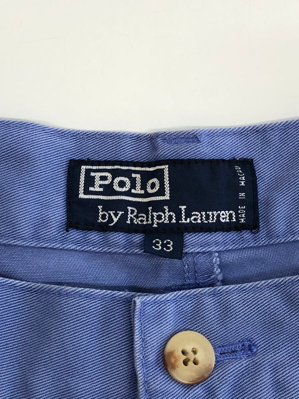 【中古品】【メンズ】 Polo by Ralph Lauren 90’S POLO CHINO ポロチノ コットンパンツ ボトムス 158-261002-AS-27-hon サイズ：33 カラー：ブルー系 万代Net店
