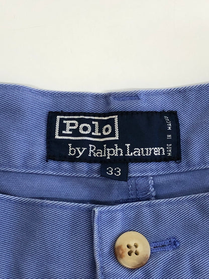【中古品】【メンズ】 Polo by Ralph Lauren 90’S POLO CHINO ポロチノ コットンパンツ ボトムス 158-261002-AS-27-hon サイズ：33 カラー：ブルー系 万代Net店