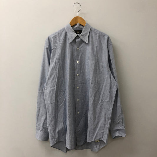 【中古品】【メンズ】 RRL ダブルアールエル CHECK COTTON SHIRTS チェック コットン シャツ 長袖 トップス 初期タグ 145-250914-KS-03-tei サイズ：L カラー：ブルー/ホワイト 万代Net店