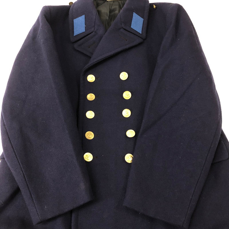 【中古品】【メンズ】 GERMAN ARMY ドイツ軍 WOOL P COAT ウール Pコート アウター ユーロミリタリー 145-250912-yo-19-tei サイズ：表記無し カラー：ブラック 万代Net店