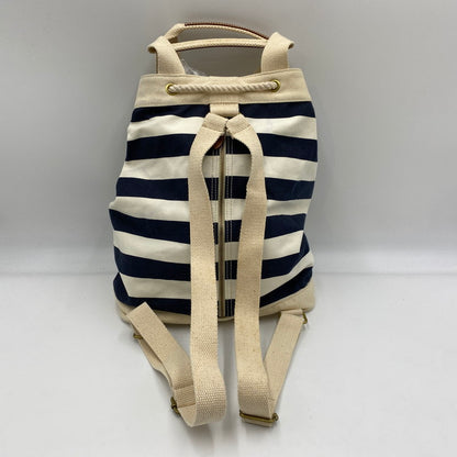 【現状渡し品】【メンズ/レディース】 RALPH LAUREN ラルフローレン 90's BORDER CANVAS BACKPACK 90年代 ボーダーキャンバス リュック カバン 188-250902-ts-08-tei カラー：ホワイト/ブルー 万代Net店