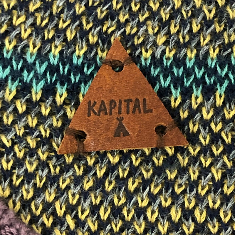 【中古品】【メンズ】 KAPITAL キャピタル COTTON LINEN VEST コットン リネン ベスト トップス 140-250912-yo-05-tei サイズ：3 カラー：マルチ 万代Net店