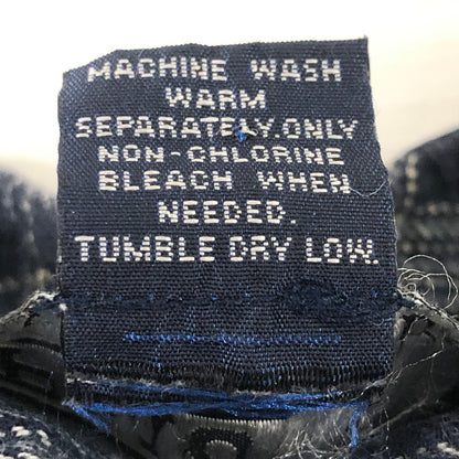 【現状渡し品】【メンズ】 Polo by Ralph Lauren ポロバイラルフローレン 90's COTTON CHECK GOWN 90年代 コットン チェックガウン シャツ 長袖 トップス 147-250912-yo-24-tei サイズ：L/XL カラー：ネイビー 万代Net店