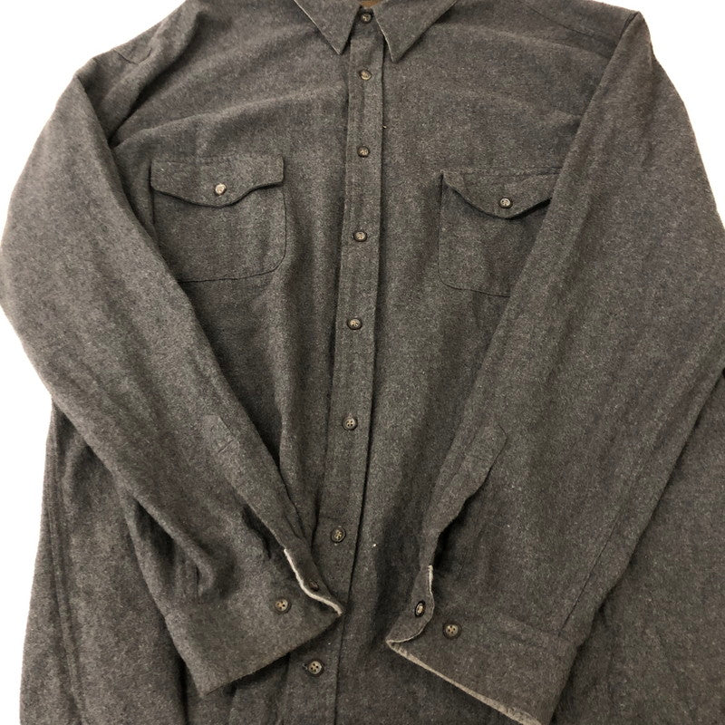 【現状渡し品】【メンズ】 ST.JOHN'S BAY セントジョンズベイ 00’s CHAMOA CLOTH L/S SHIRT 00年代 シャモアクロス ロングスリーブ シャツ 長袖 トップス 145-250912-yo-12-tei サイズ：3XL カラー：グレー 万代Net店